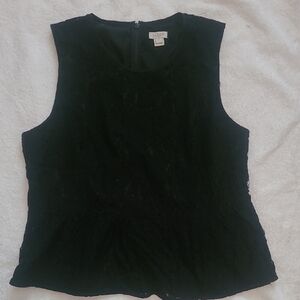 J. Crew Elegant Black Sleeveless Top